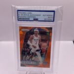 2024-25 Panini Prizm Shai Gilgeous-Alexander #113 Orange Ice Prizm On Card Auto PSA Authentic