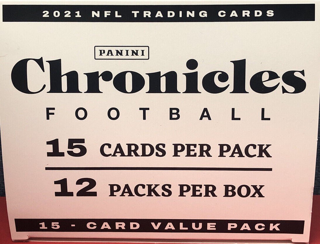 ChronicleFatBOXa 2021 Panini Chronicles NFL Football Series Sealed FAT PACK Box with 180 Cards including Pinnacle EXLUSIVES - Image 1