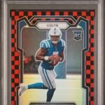 Anthony Richardson 2023 Panini Prizm Black and Red Checker PSA 9 Mint
