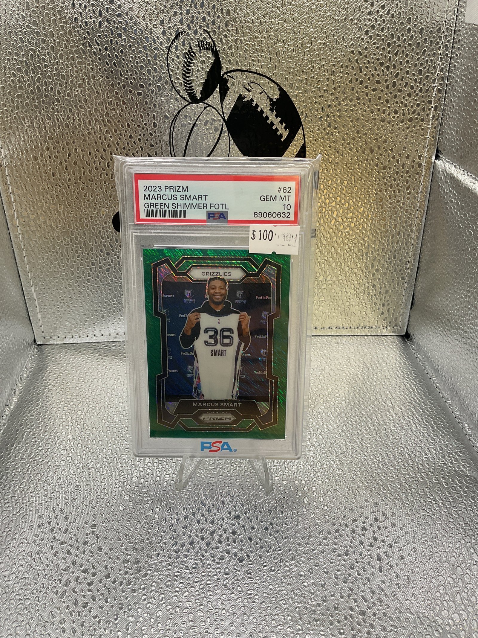 F7D69D4B-A146-41D5-85A0-781F53740941 Marcus Smart /5 FOTL Green Shimmer - Image 1