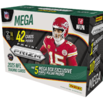 2025 Panini Prizm Football Hobby Mega Box Sealed Case (Purple Pulsar)