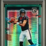 C.J. Stroud 2023 Donruss Optic #244 Green Hyper PSA 10 Gem Mint