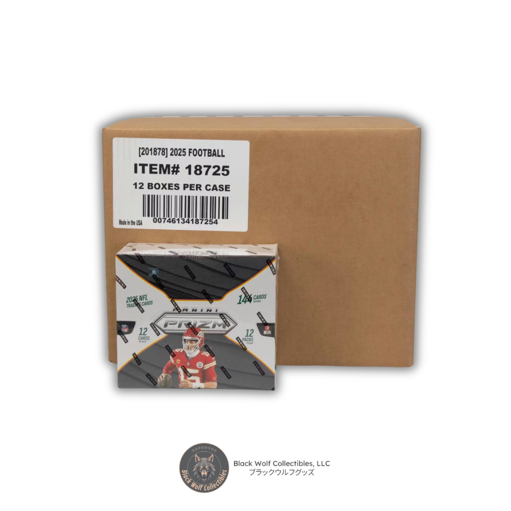 2025 Panini Prizm Football Hobby 12-Box Case — TAJINE LLC