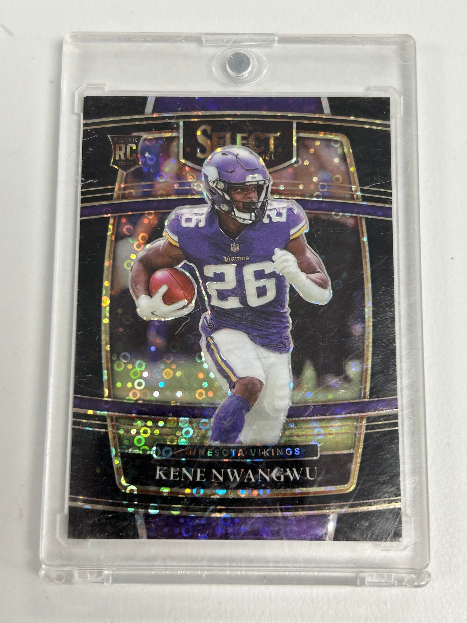 IMG-4627 Kene Nwangwu 2021 Panini Select #74 Black Disco #1/1 - Image 1