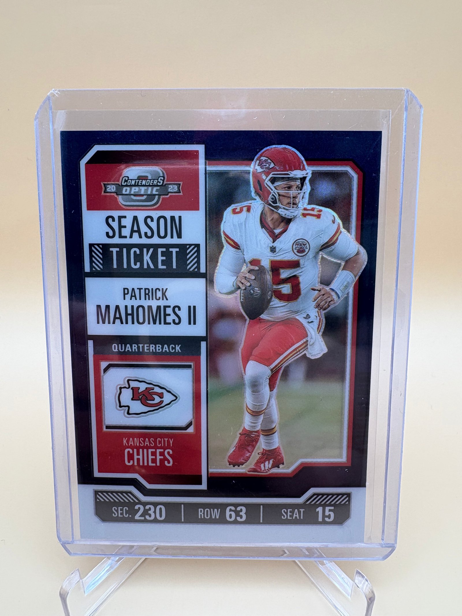 IMG-7317 Patrick Mahomes 2023 Contenders Optic Purple #/99 - Image 1