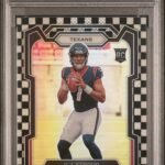 CJ Stroud 2023 Panini Prizm Rookie #339 Black and White Checker PSA 10 Gem Mint