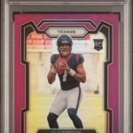 C.J. Stroud 2023 Panini Prizm Purple Prizm #21/125 PSA 9 Mint