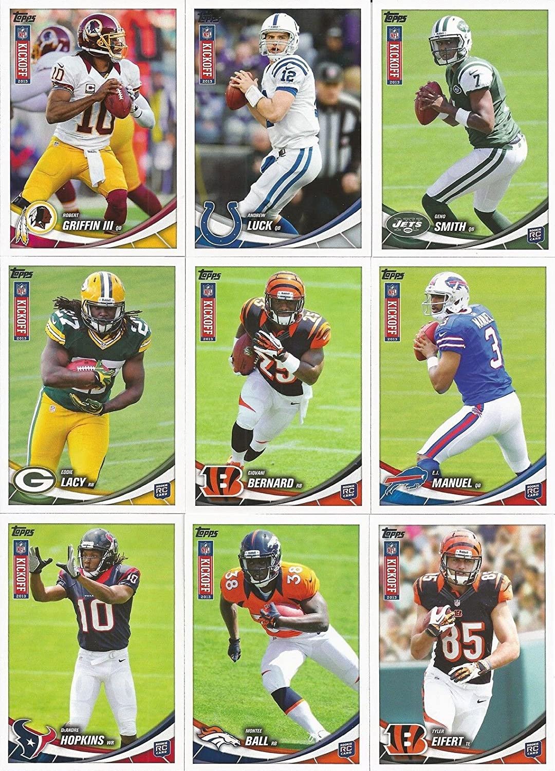 Kickoff 2013 Topps Kickoff Football Series Complete Mint Set with Rookies Cards, Stars and Hall of Famers - Image 1