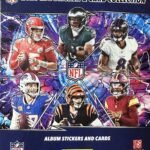 2025 Panini NFL Football Sticker Collection Unopened Box 50 Packs 250 Stickers 50 Cards