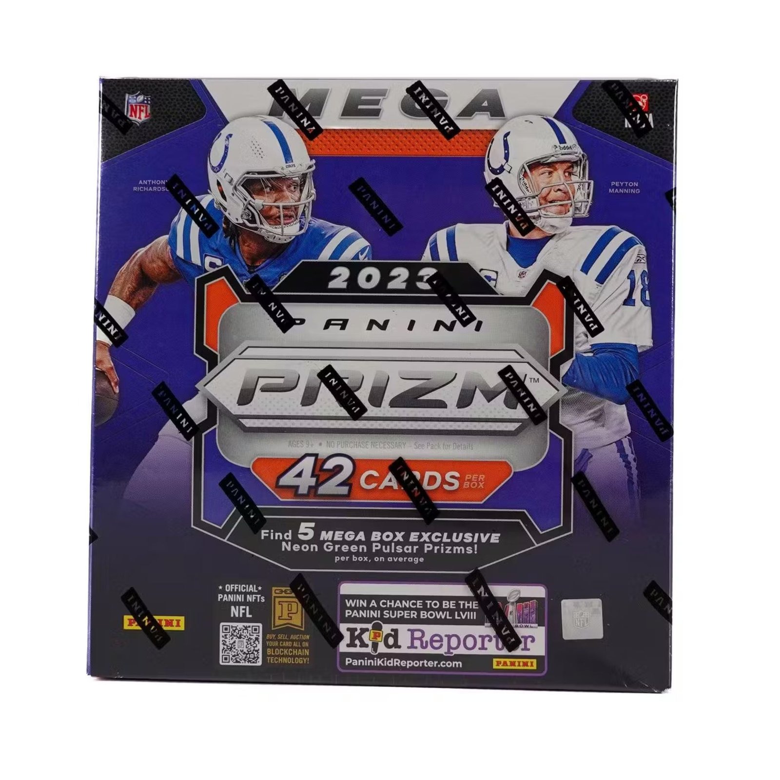 NewProductImage-2024-08-27T112638.382 2023 Panini Prizm Football Mega Box - Image 1