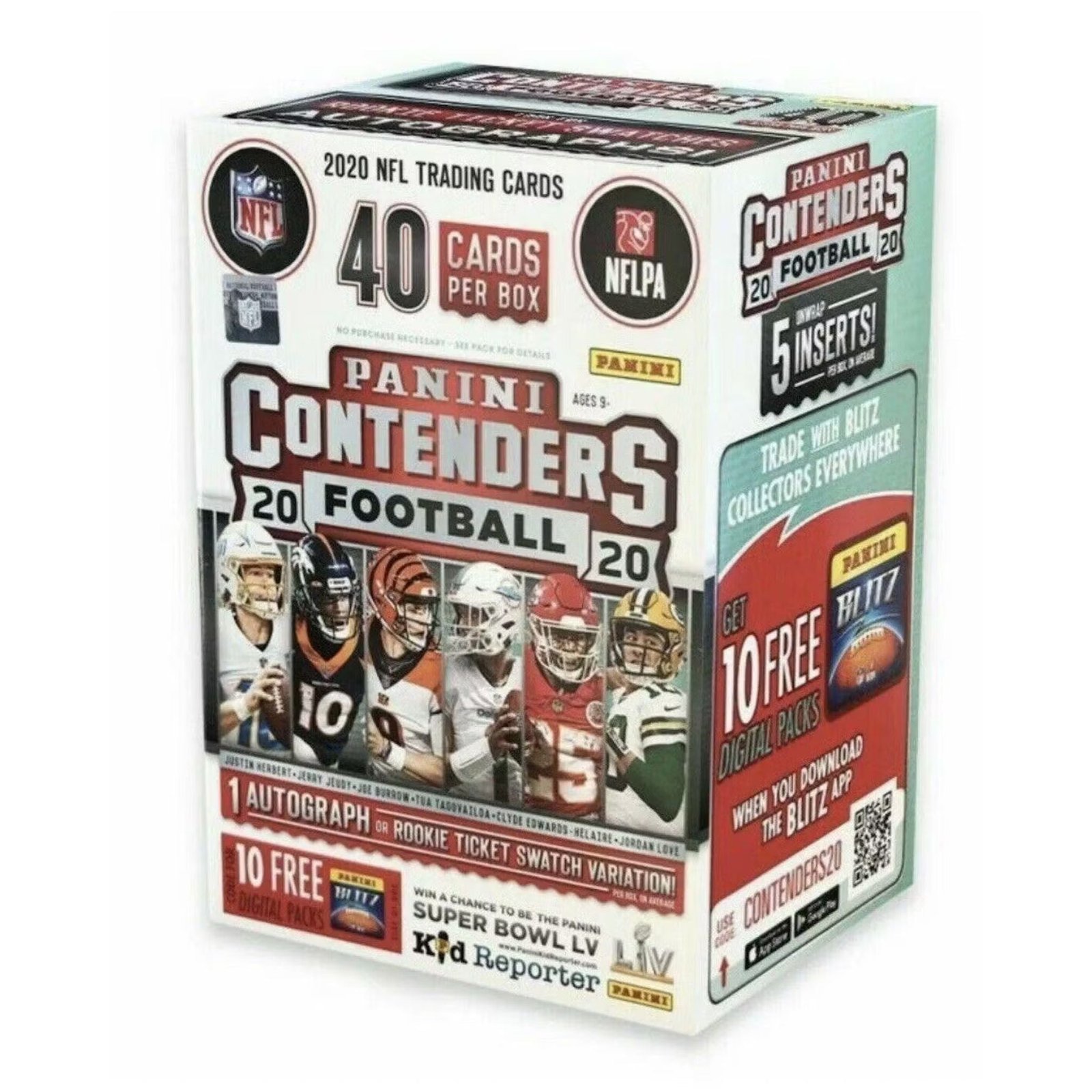 NewProductImage-2024-10-02T110513.545 2020 Panini Contenders Football Blaster Box - Image 1