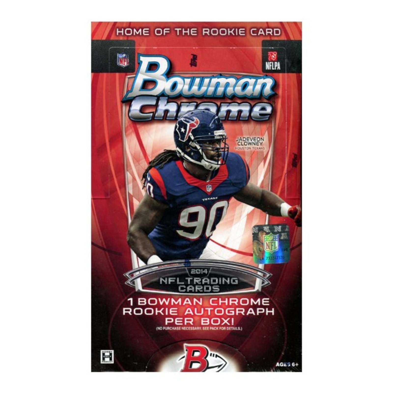 NewProductImageGH_42_94e126fb-43cd-44b7-b86c-4c1aefbe1e96 2014 Bowman Chrome Football Hobby Box - Image 1