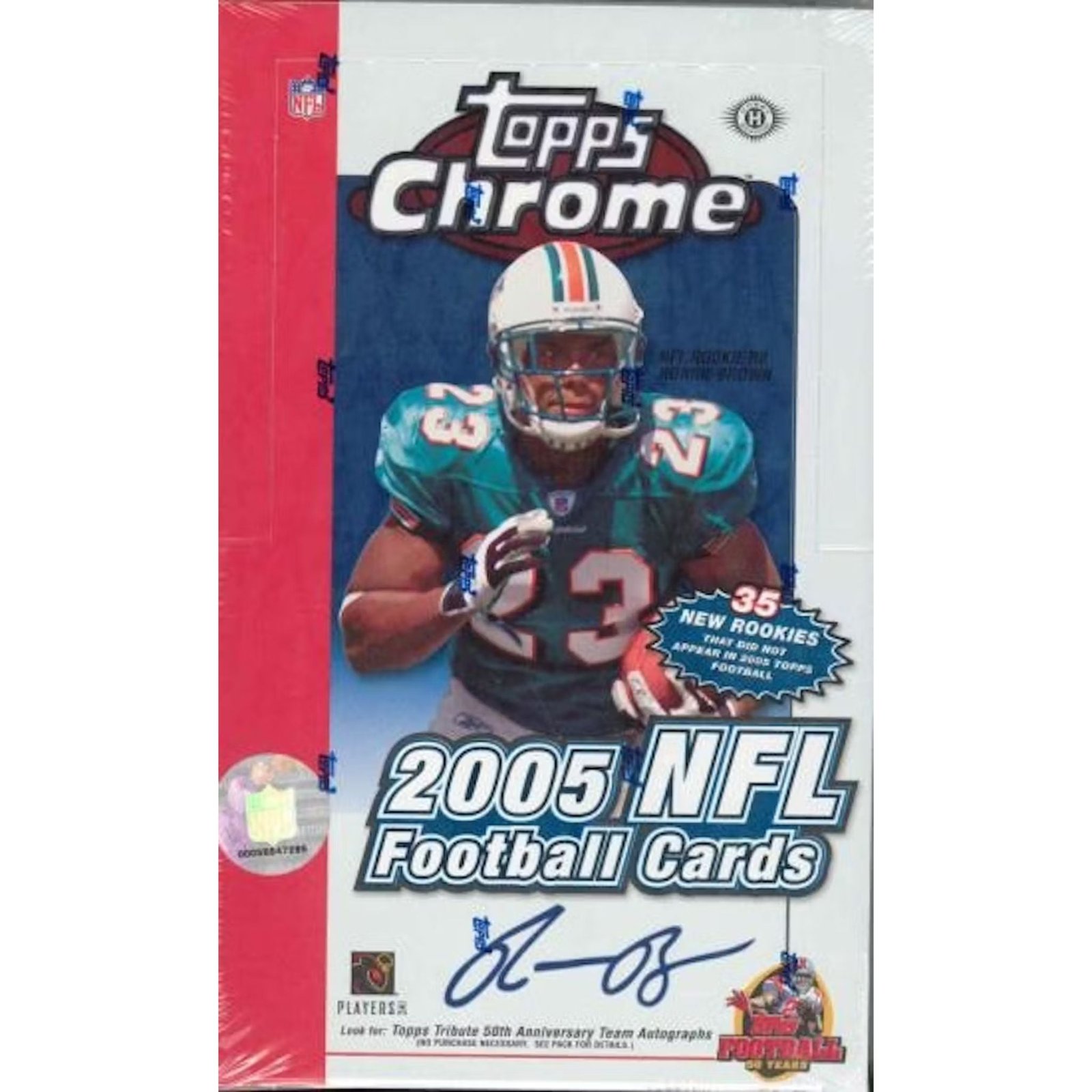 NewProductImageGH_46_ee69d90a-8a59-4140-ae42-61714f724e9e 2005 Topps Chrome Football Hobby Box - Image 1