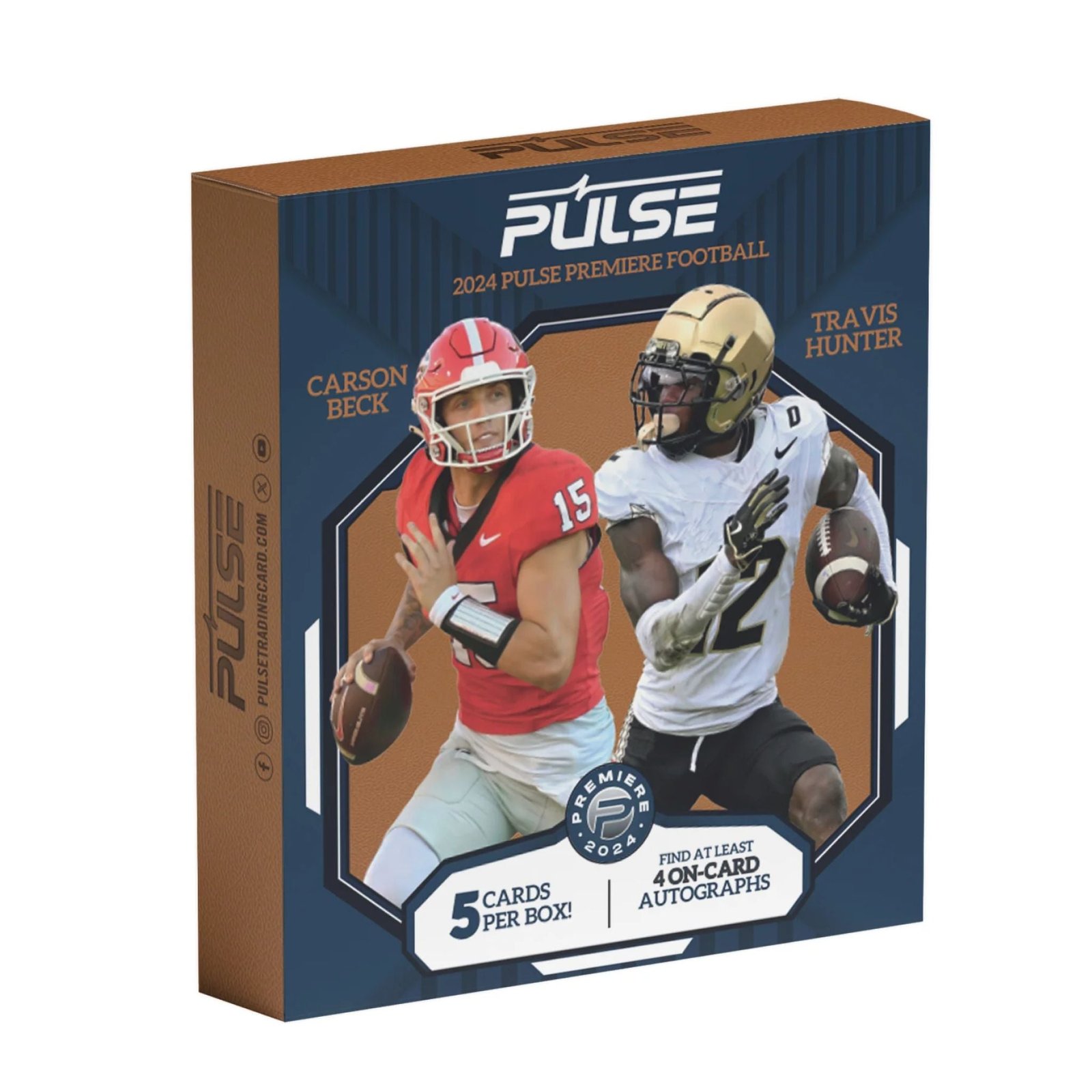 NewProductImage_100_00d0d660-3d30-4439-8ccd-f40cf81900df 2024 Pulse Premiere Football Hobby Box - Image 1