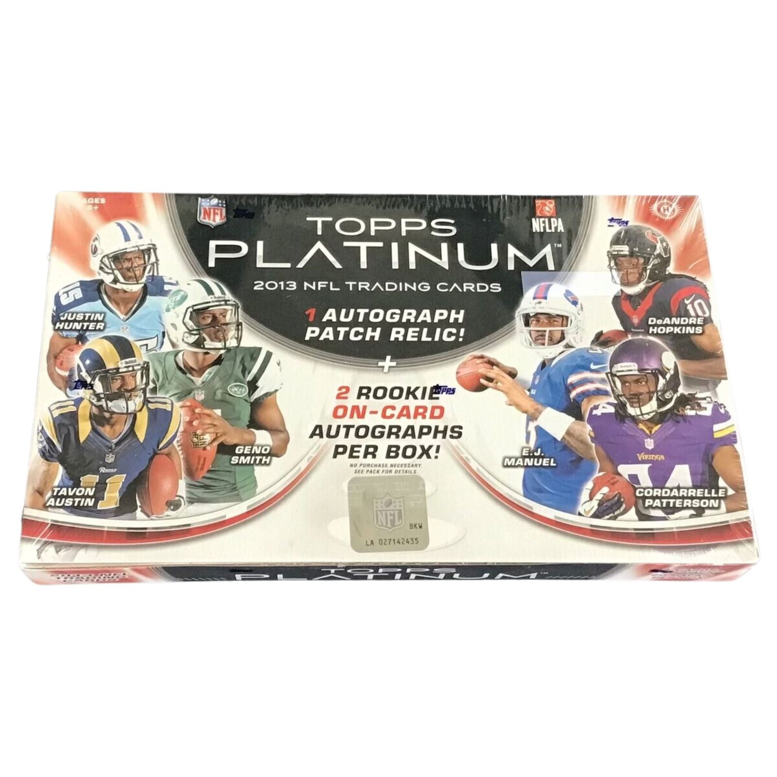 NewProductImage_2_aa5c6311-0aaa-4c52-9631-c8fbee7ce38b 2013 Topps Platinum Football Hobby Box - Image 1