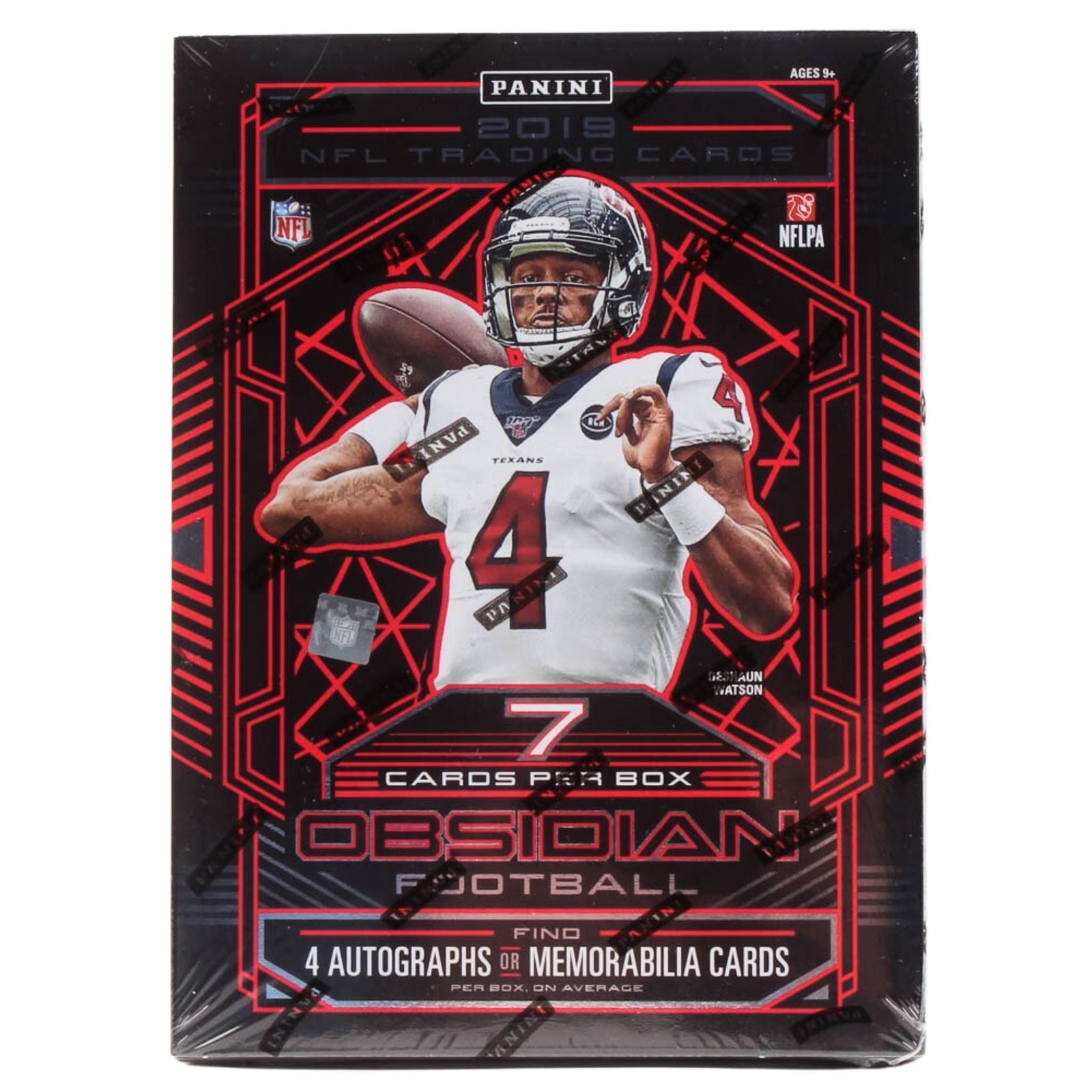 NewProductImage_42_3987434a-83d0-4998-b1e1-c8ebcccccd82 2019 Panini Obsidian Football Hobby Box - Image 1