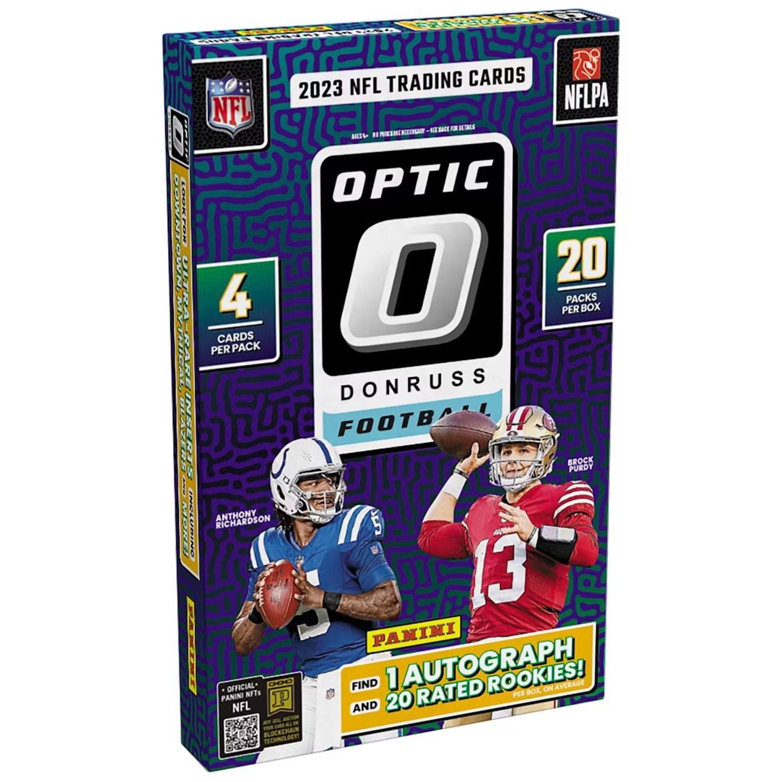 NewProductImage_44_aab32573-fe47-4f77-89f7-7eae40060058 2023 Panini Donruss Optic Football Hobby Box - Image 1