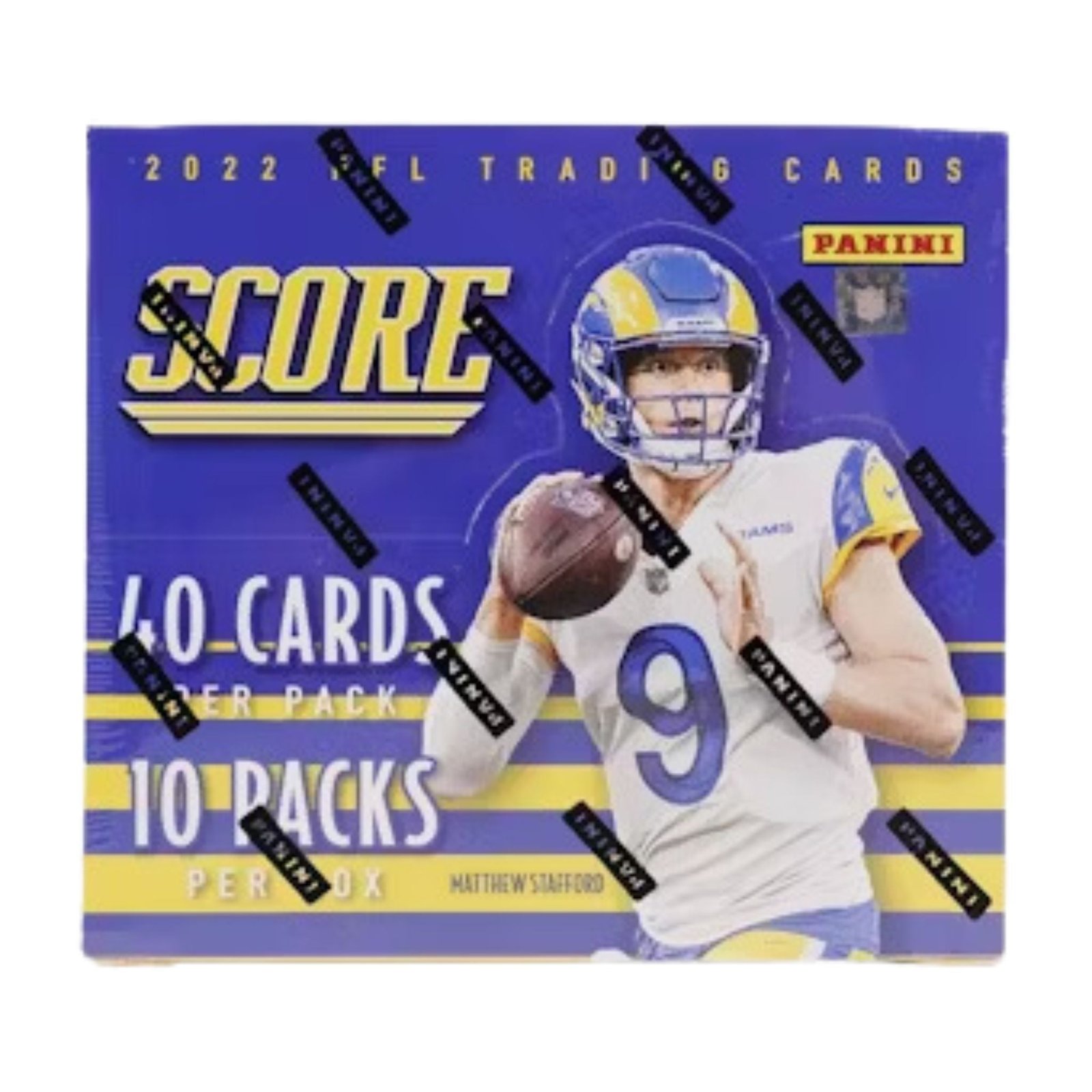NewProductImage_88_55855256-cda4-46b0-b2df-9837b8e65ea7 2022 Panini Score Football Hobby Box - Image 1