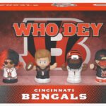 Fisher Price Little People Collector Fisher Price Little People Collector Cincinnati Bengals NFL 4-Pack Figure Set NFL 4-Pack Figure Set  Joe Burrow and Jamar Chase Plus