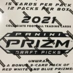 2021 Panini Prizm Collegiate Draft Picks Football Factory Sealed Cello Box (180 Cards)