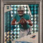 2020 PANINI MOSAIC TUA TAGOVAILOA ROOKIE AUTOGRAPHS MOSAIC #RA3 PSA 10