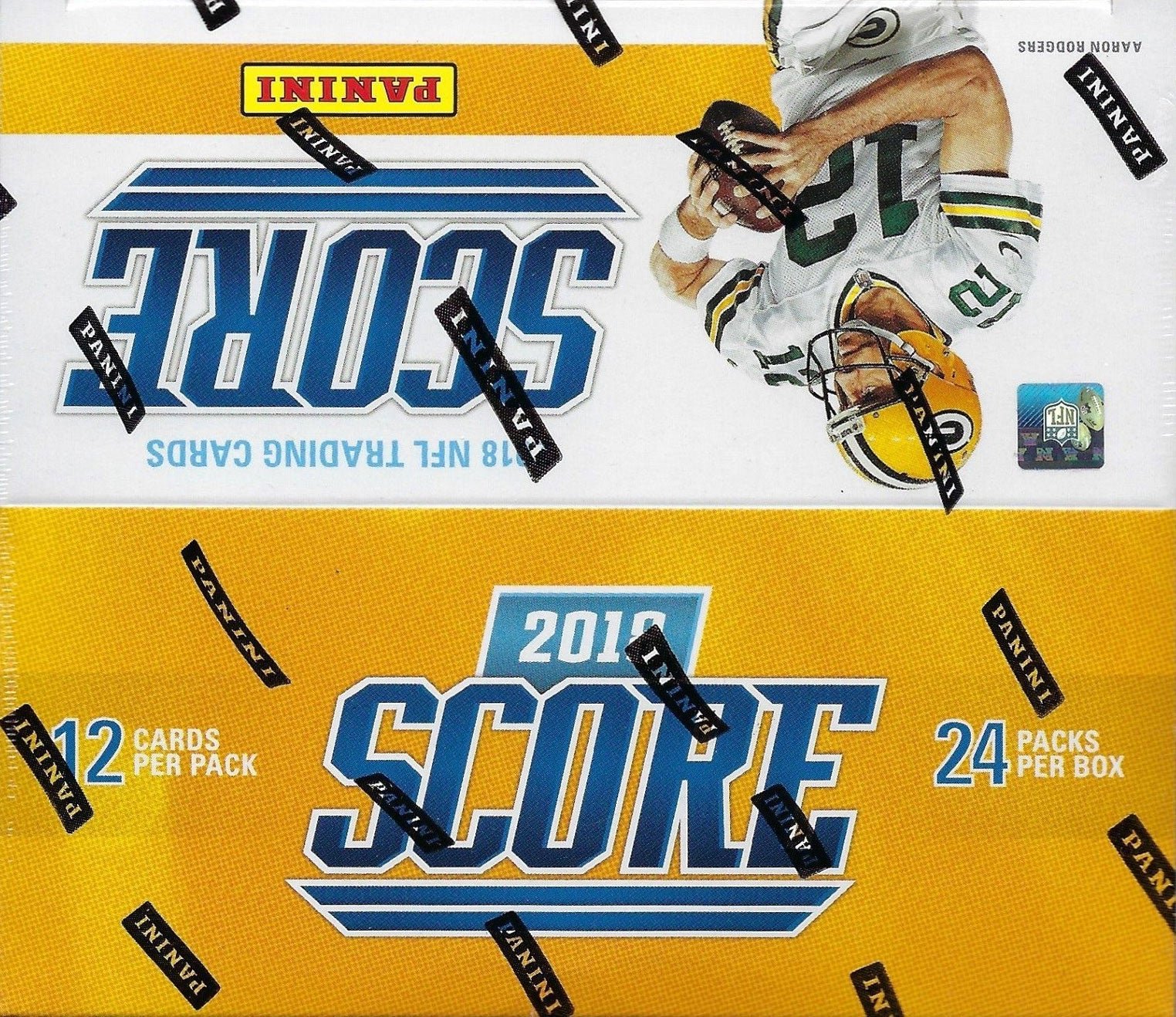 SCfbRetaial 2018 SCORE Football Sealed Retail 24 Pack Box LOADED with Possible ROOKIES Allen, Mayfield, Chubb, Lamar PLUS - Image 1