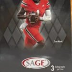 2025 Sage Football Draft Picks LOW Series Blaster Box of Packs with 3 GUARANTEED AUTOGRAPHS and Rookie Cards Possibly Carson Beck, Drew Allar, Cam Ward and Many Others
