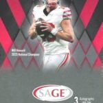2025 Sage Football Draft Picks HIGH Series Blaster Box of Packs with 3 GUARANTEED AUTOGRAPHS and Rookie Cards Possibly PATRICK MAHOMES, Carson Beck, Drew Allar, Cam Ward and Many Others