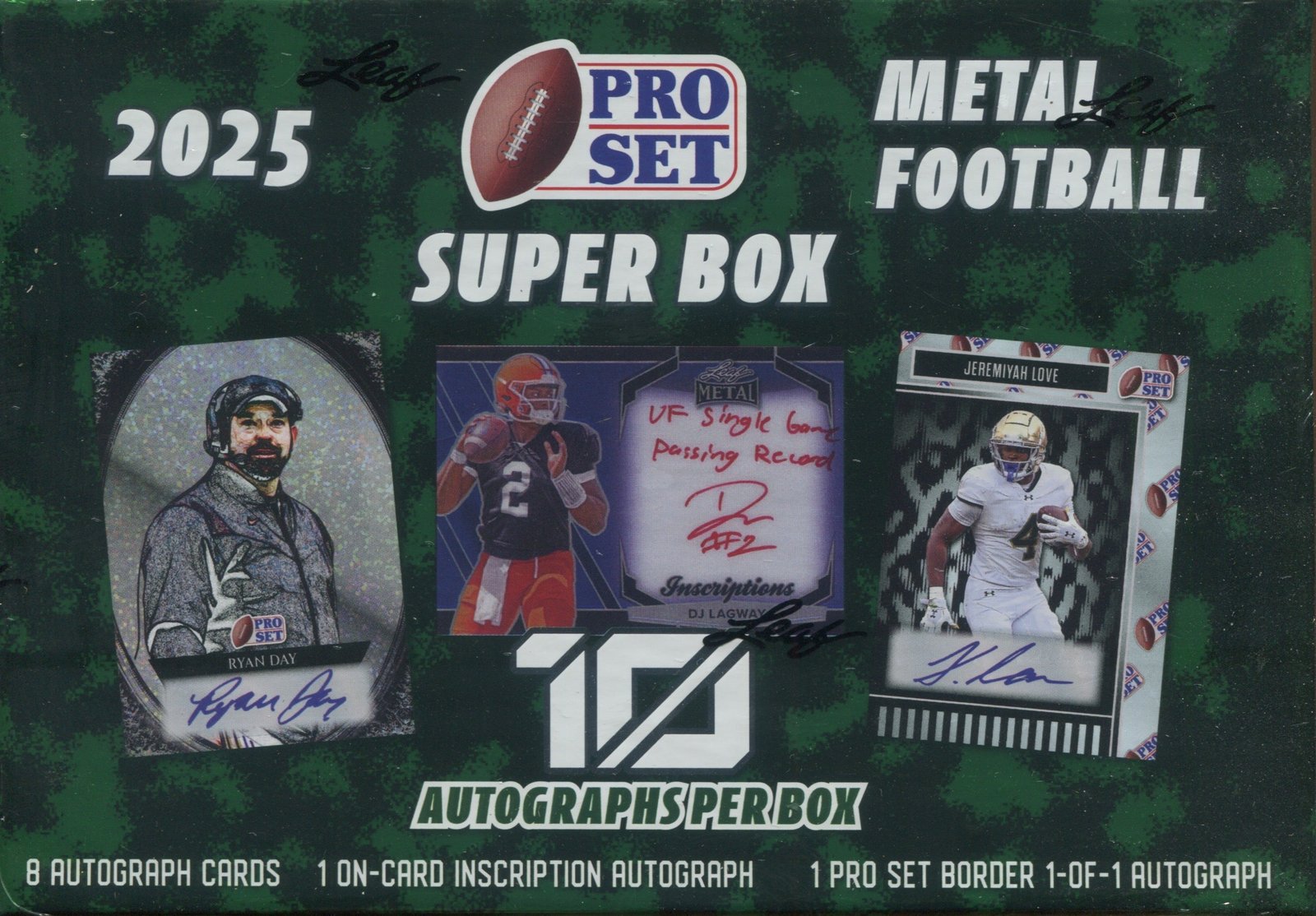 Scan_17_eed4c92b-e63b-4e4f-b2b5-82d15304ca5e 2025 Leaf Pro Set Metal Football Super, Box - Image 1