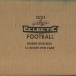 2024 Leaf Eclectic Football Hobby, 12 Box Case