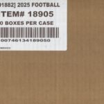 2025 Panini Select Football Hobby Mega, 20 Box Case (Black & Orange Shock)