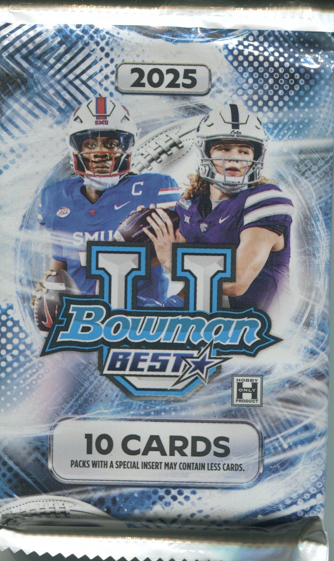 Scan_1_7621b84b-5a0a-4926-9bac-4b66bc935f09 2025 Bowman's Best University Football Hobby, Pack - Image 1