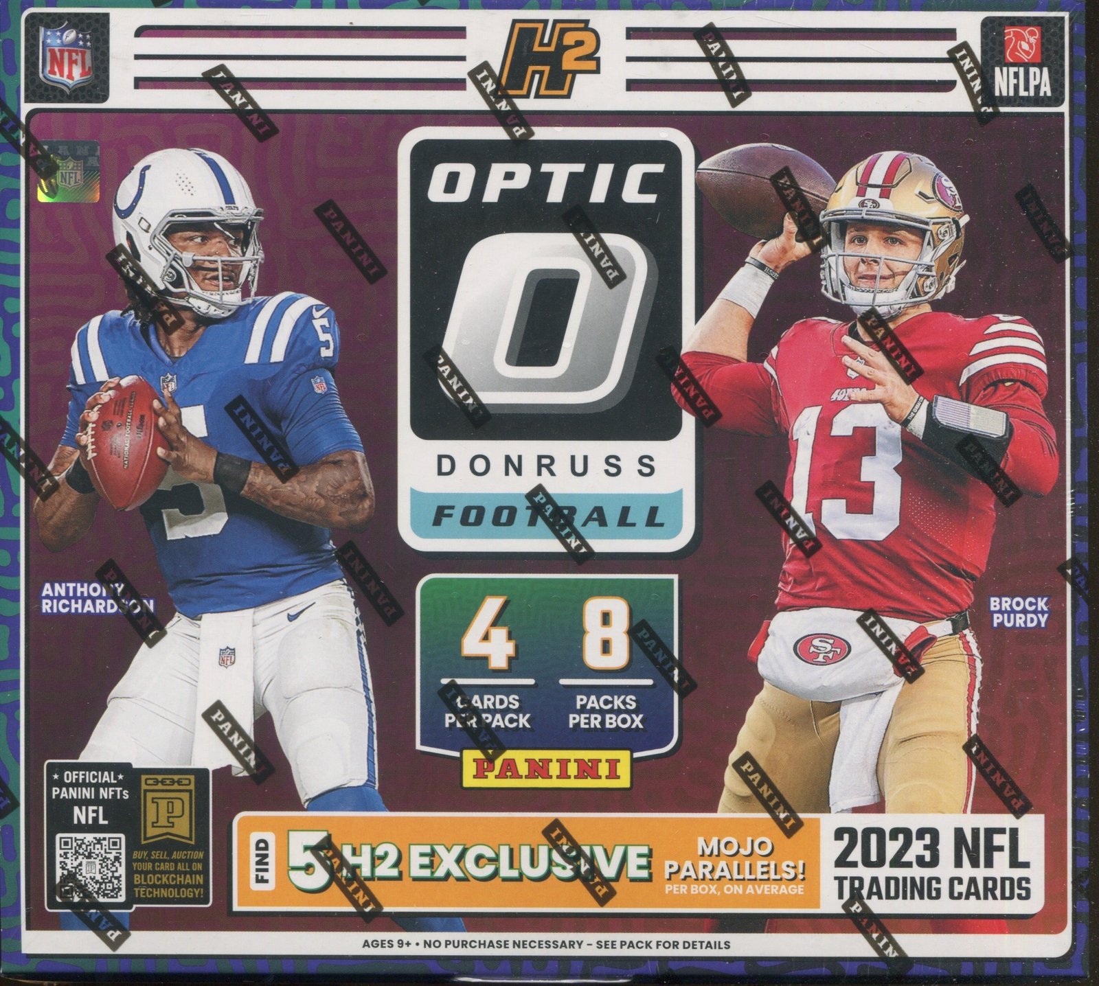 Scan_1_92751110-8b2e-4286-b1a3-6b6a6fae7189 2023 Panini Donruss Optic Football, H2 Box - Image 1