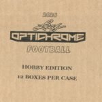 2026 Leaf Optichrome Football Hobby, 12 Box Case