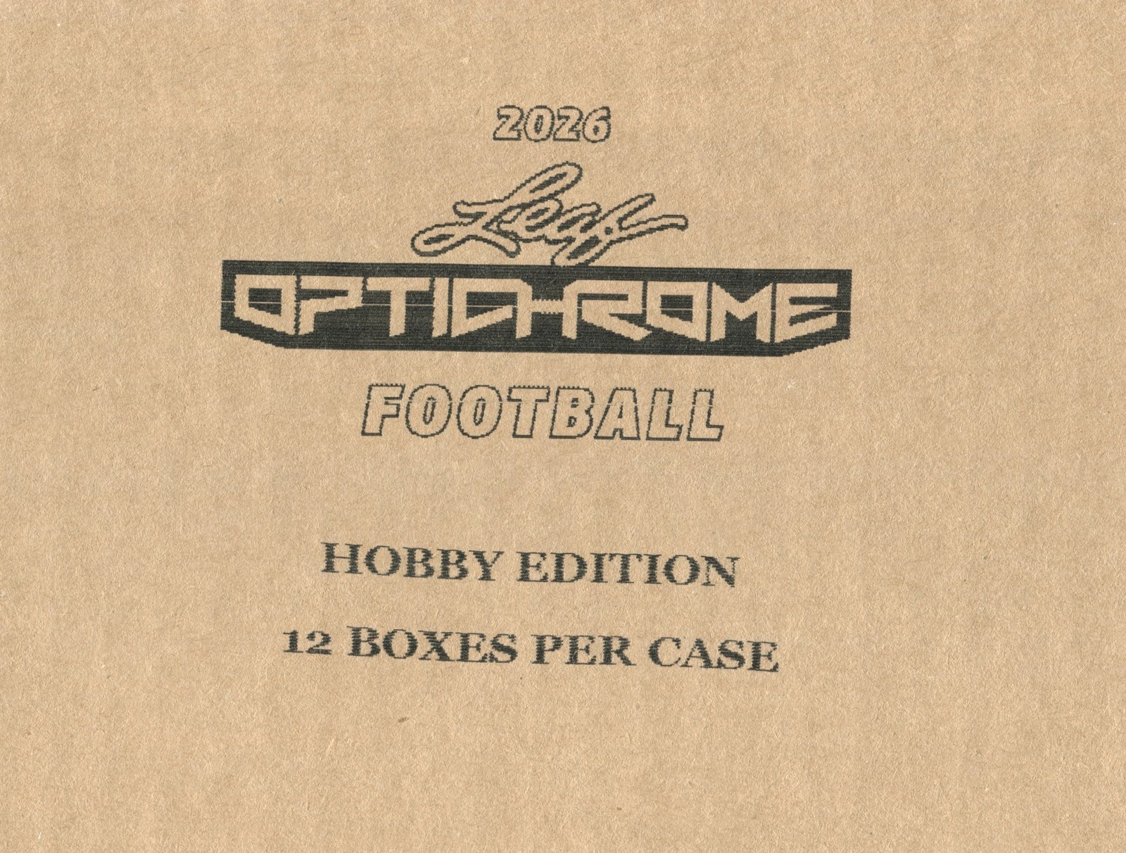 Scan_1_d9bbc2a5-2957-4d87-847e-85f168a871e0 2026 Leaf Optichrome Football Hobby, 12 Box Case - Image 1