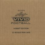 2025 Leaf Vivid Football Hobby, 12 Box Case