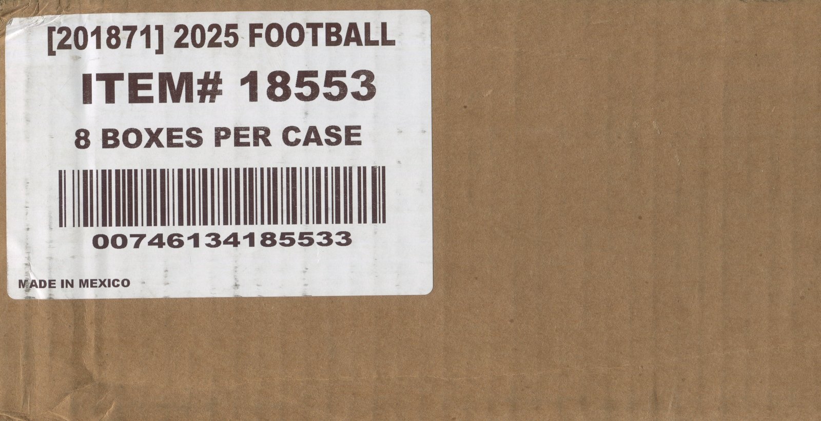Scan_28_06319cde-23b1-4ab5-8b55-0447e63debaf 2025 Panini Donruss Football Hobby, 8 Factory Set Case - Image 1