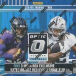2025 Panini Donruss Optic Football Hobby, Mega Box (Red Hyper Parallels)