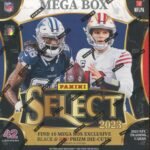 2023 Panini Select Football Retail Mega, Box (Red & Black Die-Cuts)