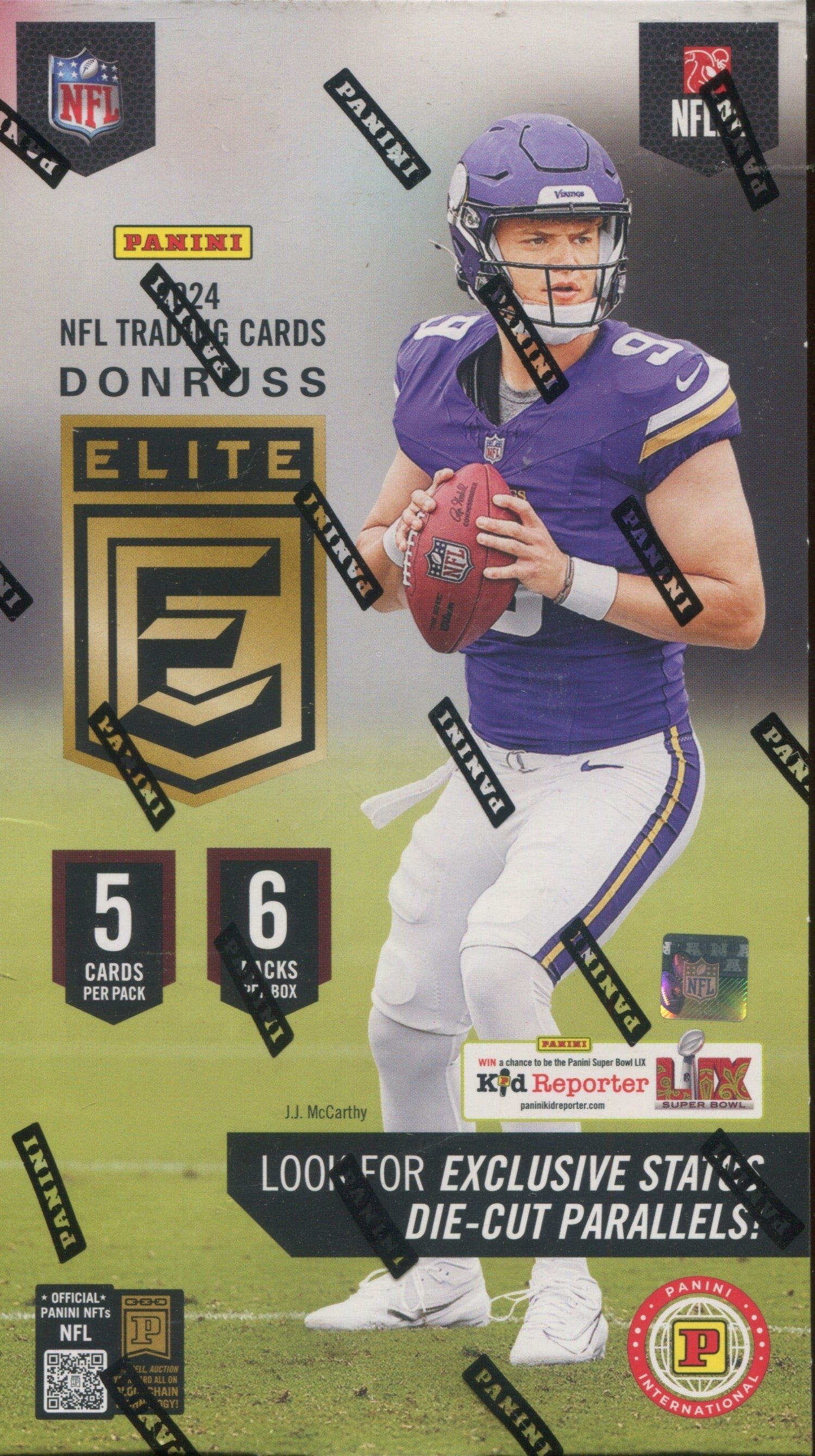 Scan_34_1177e9b1-a3a6-4c0b-9583-511547915807 2024 Panini Donruss Elite Football International Hobby, Box - Image 1
