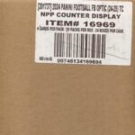 2024 Panini Donruss Optic Football Retail, 24 Box Case