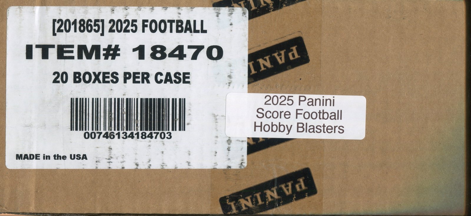 Scan_3_ceb368dd-d17c-4046-b2fa-e00985f24c2e 2025 Panini Score Football Hobby, 20 Blaster Box Case - Image 1