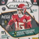 2025 Panini Prizm Football Retail Mega, Box (Neon Green Pulsar)