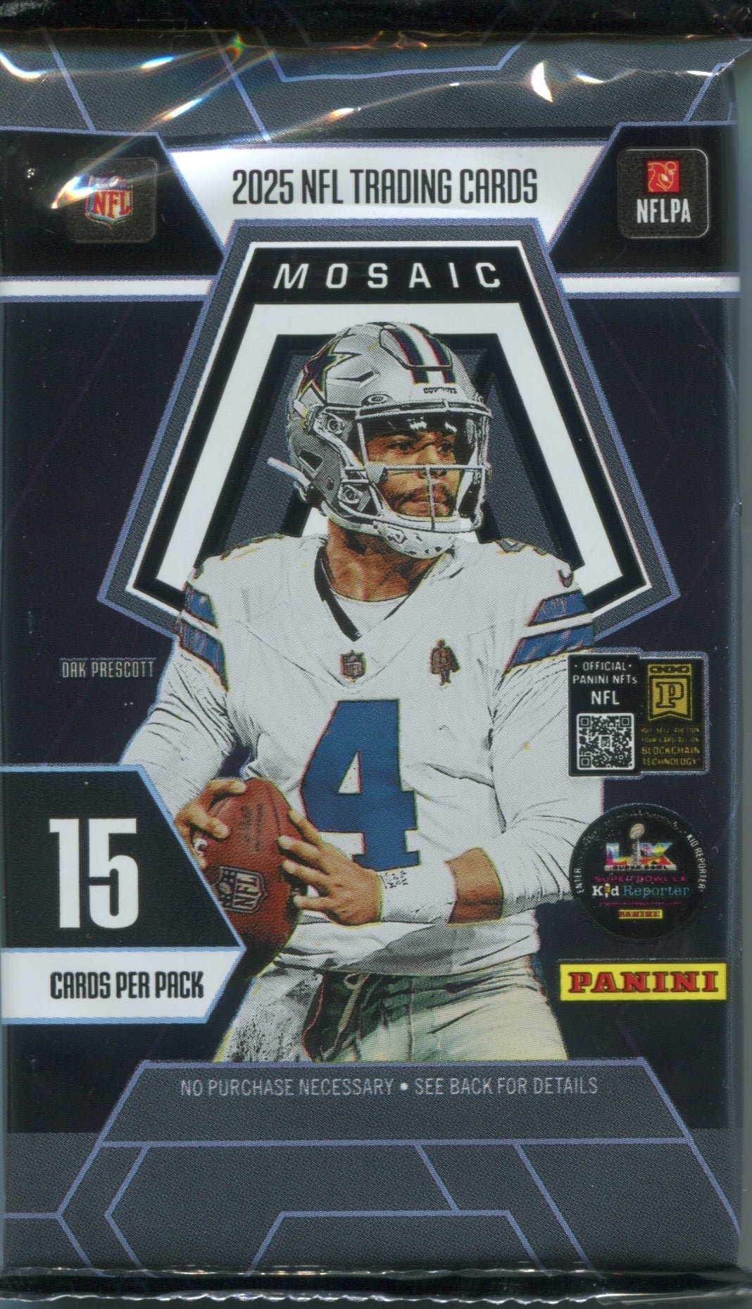 Scan_5_d53538e7-b18e-4223-9f4a-79d42c27e5f9 2025 Panini Mosaic Football Hobby, Pack - Image 1
