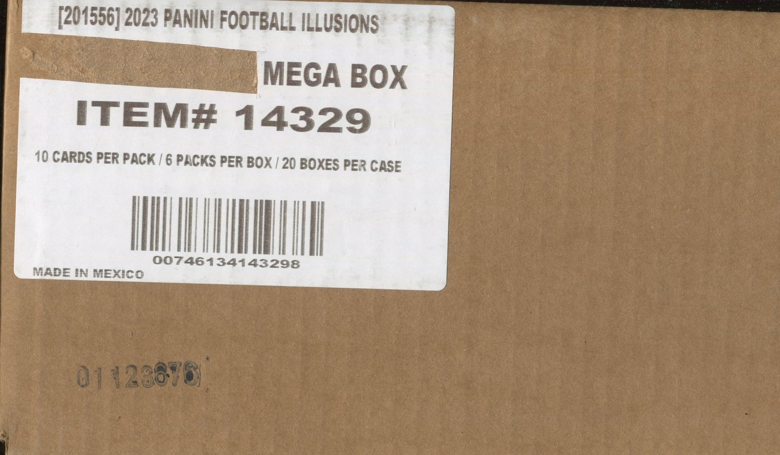 Scan_64 * Last Case * 2023 Panini Illusions Football Mega, 20 Box Case - Image 1
