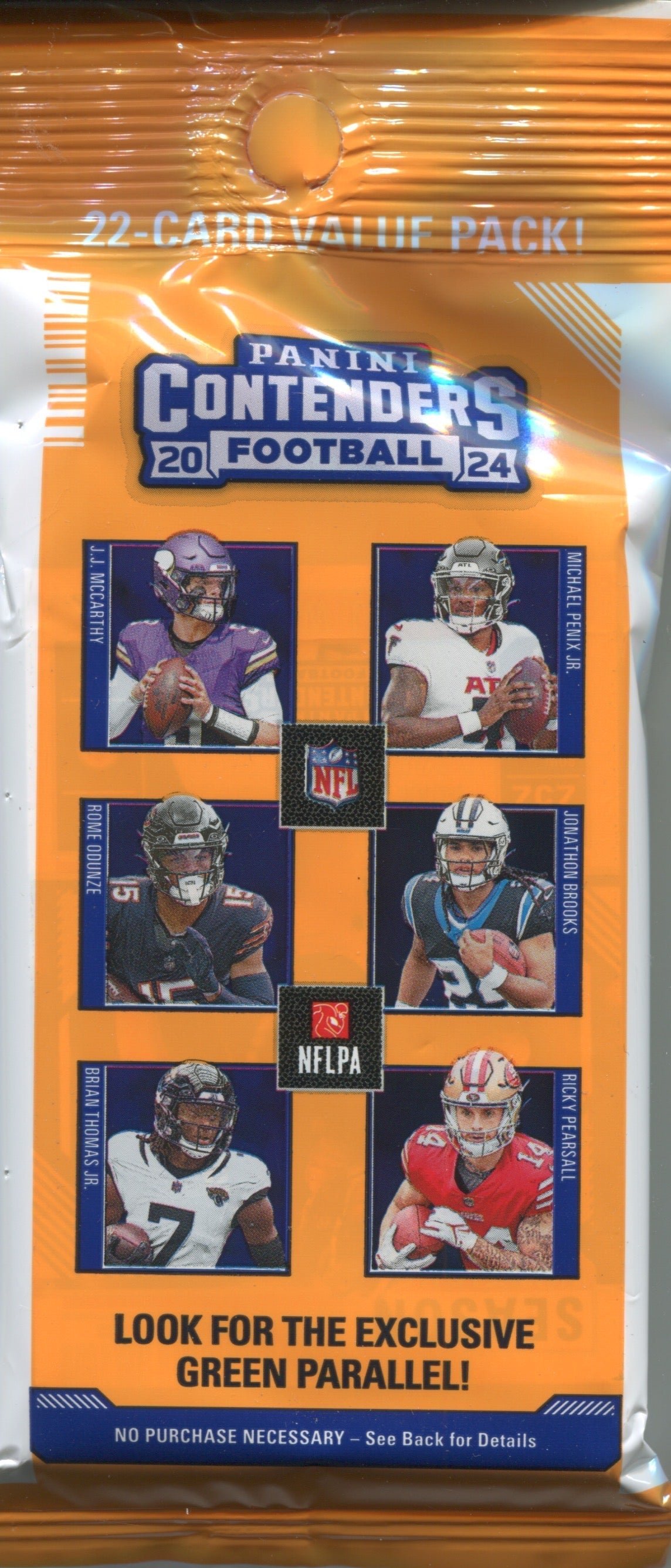 Scan_7_6d0143fb-034c-4e28-abf3-e7aac106a77b 2024 Panini Contenders Football Jumbo Value Fat, Pack - Image 1