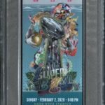 Patrick Mahomes 2020 Super Bowl Full Ticket Autograph PSA Auth