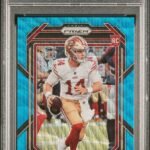 Brock Purdy 2022 Prizm #353 Blue Wave #22/199 PSA 10 Gem Mint