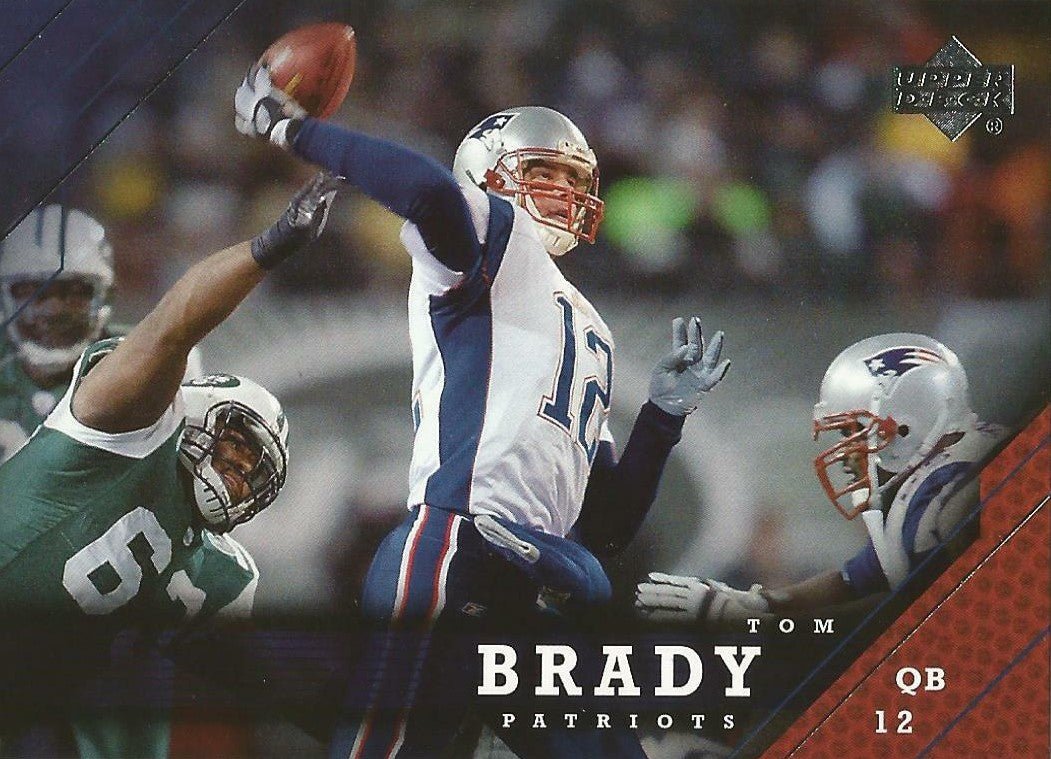 UD200aTB_6014cdb2-7d84-48b5-bff1-8778e9030d61 2005 Upper Deck Football Complete Mint 250 Card Set with 50 Base Star Rookies - Image 1