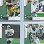 2005 Upper Deck Foundations Football Series 100 Card Complete Basic Veteran Players Set Loaded with Stars and Hall of Famers